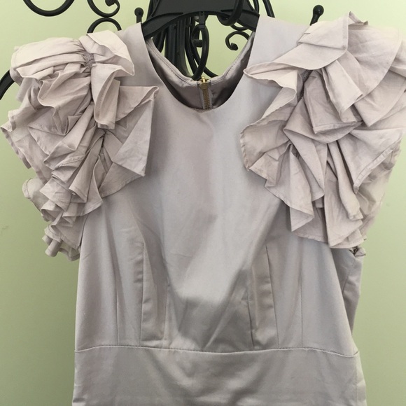 French Connection lilac dress with pockets! - Picture 7 of 8